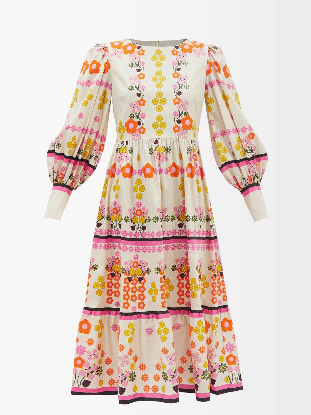 Matchesfashion Femme Vêtements Robes Imprimées Robe en coton à imprimé floral Lilia 