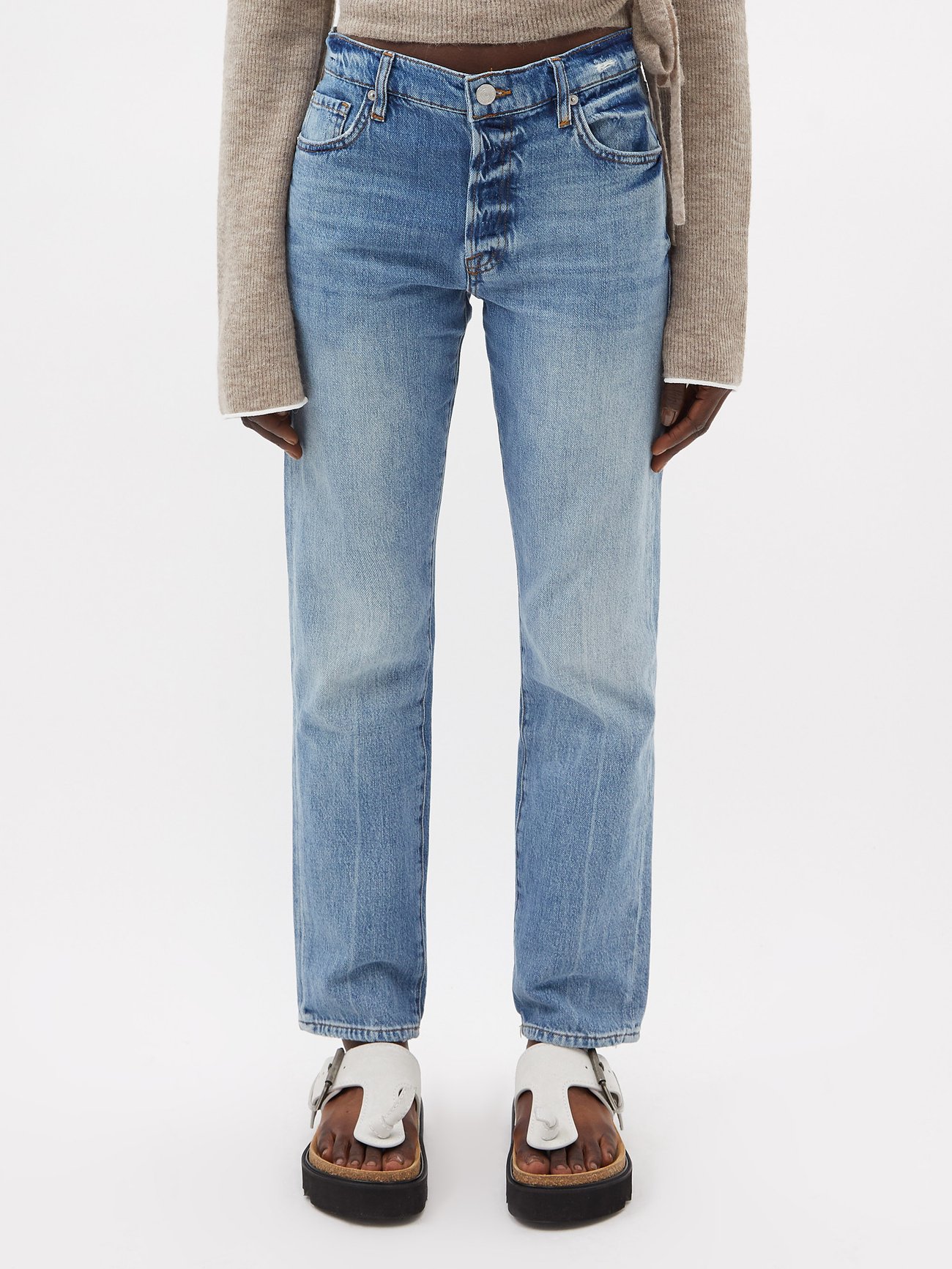 Matchesfashion Herren Kleidung Hosen & Jeans Jeans Tapered Jeans Tannaro Tapered-leg Jeans 