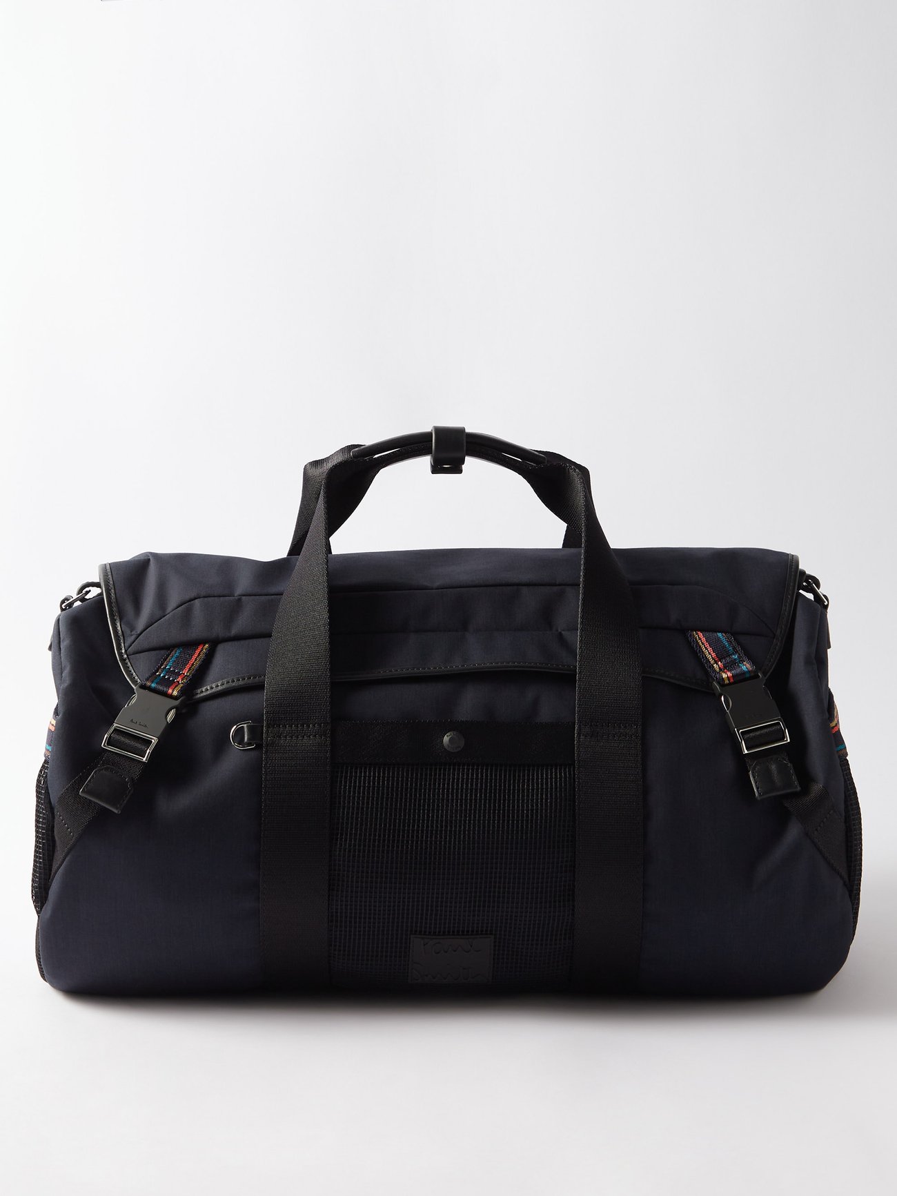 MATCHESFASHION Men Accessories Bags Travel Bags Blue Mens Striped Nylon Duffle Bag 