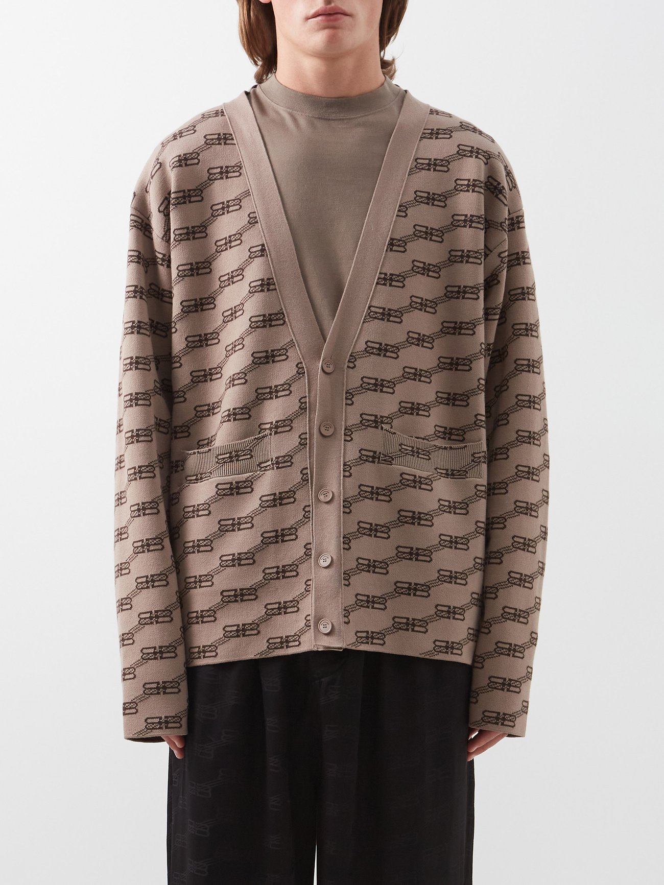 BRSHD MHR JACQUARD V NECK CARDIGAN | www.supremecourtbar.org.np