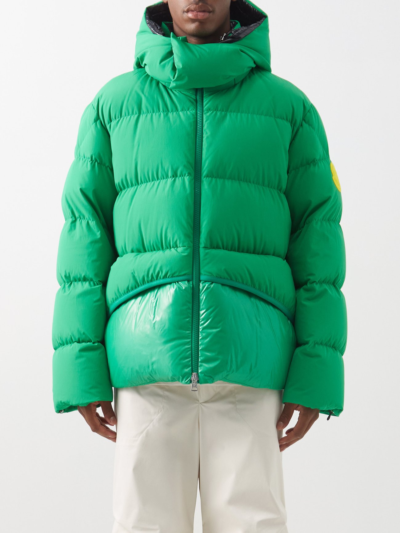 Achill quilted down coat Green Moncler Genius | MATCHESFASHION FR