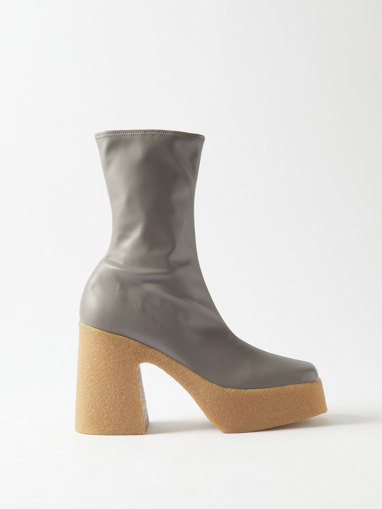 Skyla 120 faux leather platform boots Stella McCartney