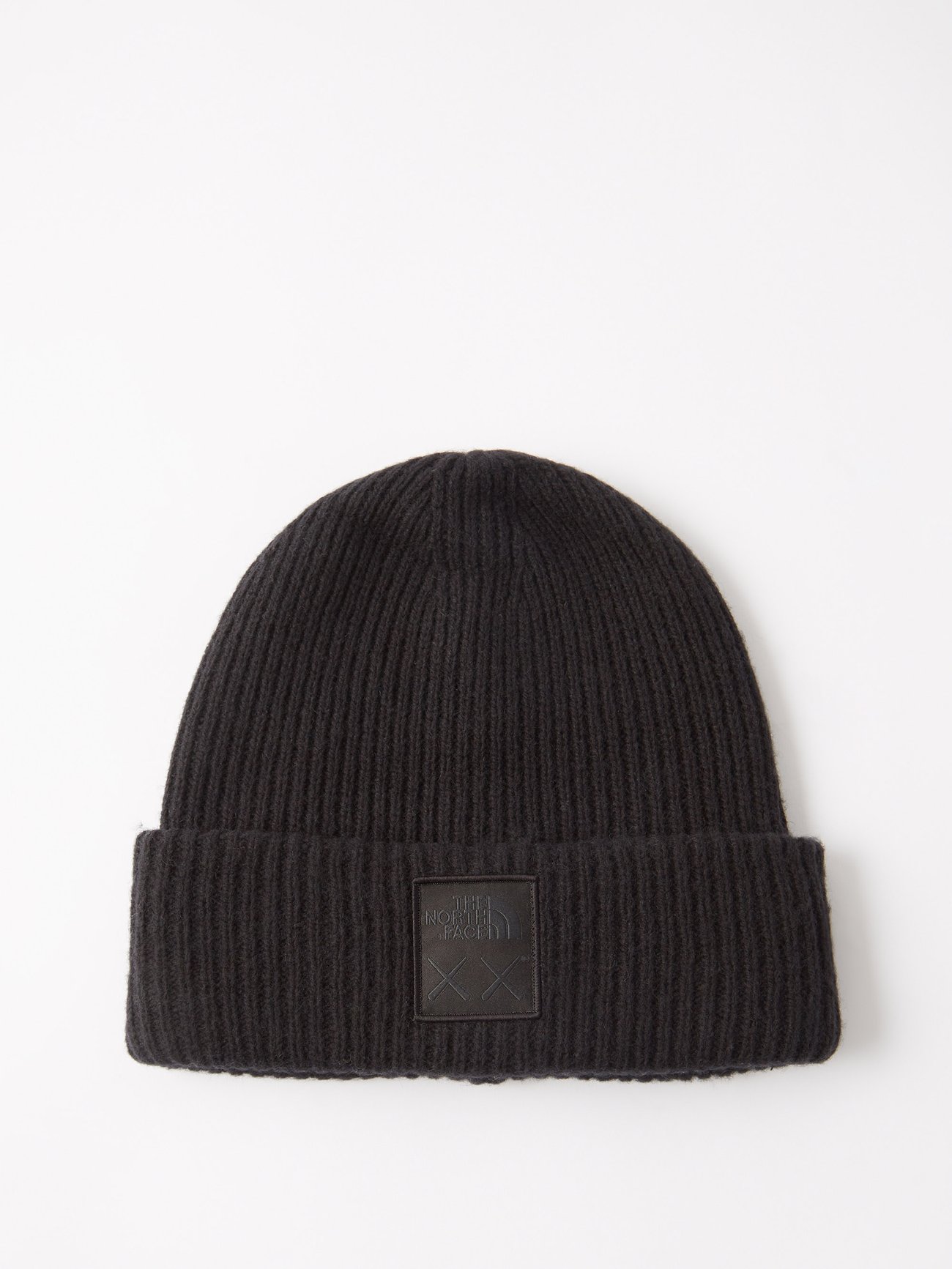 The North Face XX Kaws The North Face Logo-patch ribbed wool-blend ...