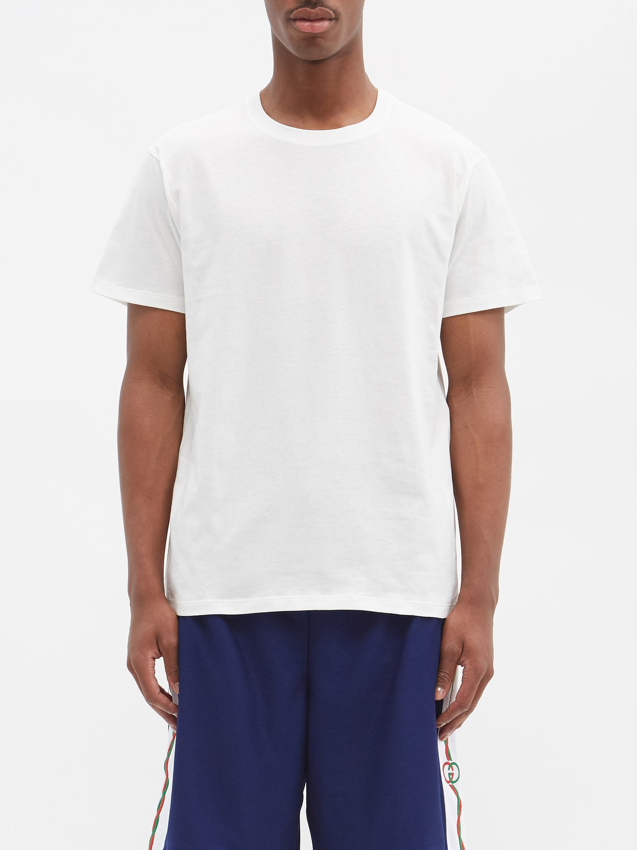 Neutral Love Parade print cotton-jersey T-shirt | Gucci 