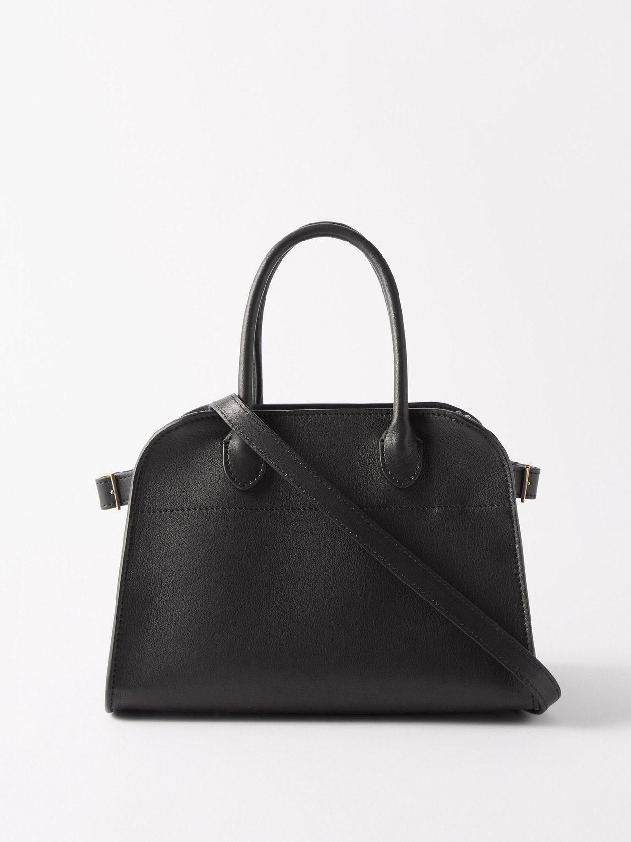 Black Margaux 10 leather handbag | The Row | MATCHESFASHION US