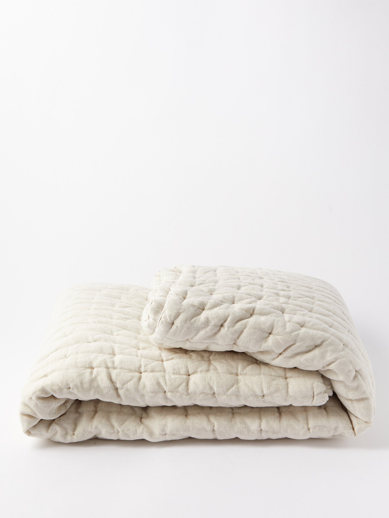 Neutral Wavy-linen blanket | Once Milano | MATCHESFASHION UK