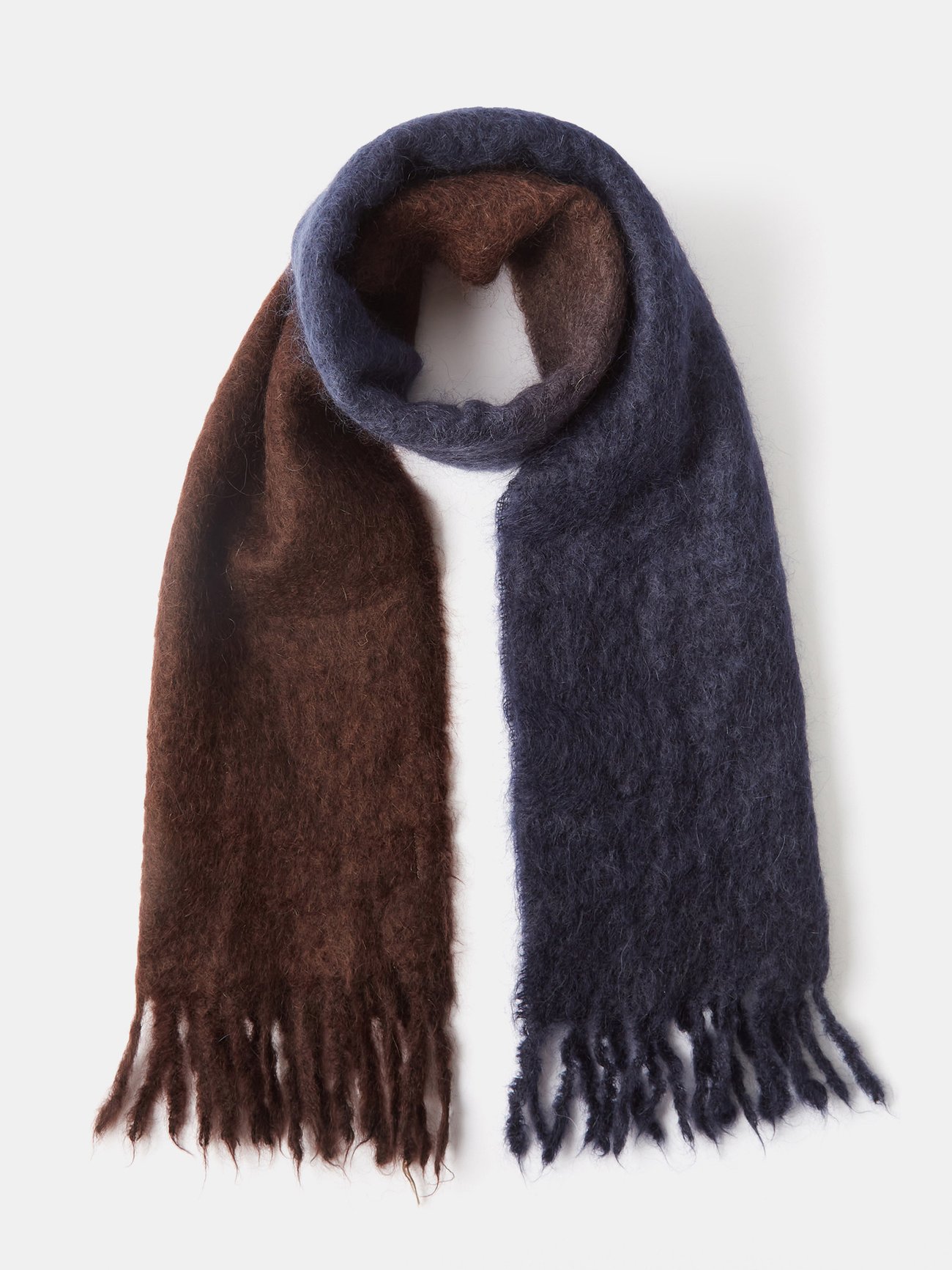 matchesfashion.com | Gradient recycled mohair-blend scarf