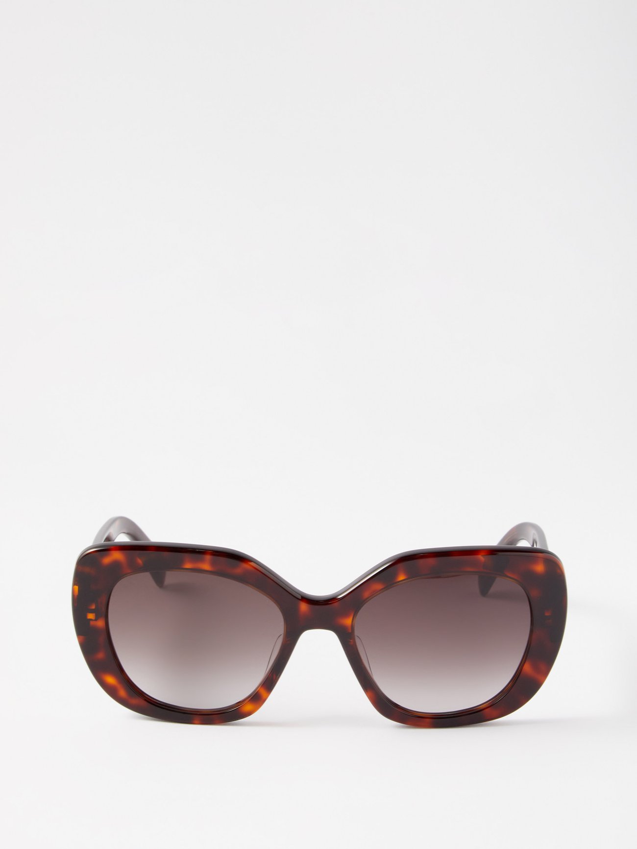 Celine Eyewear Celine Eyewear Triomphe oversized square acetate ...