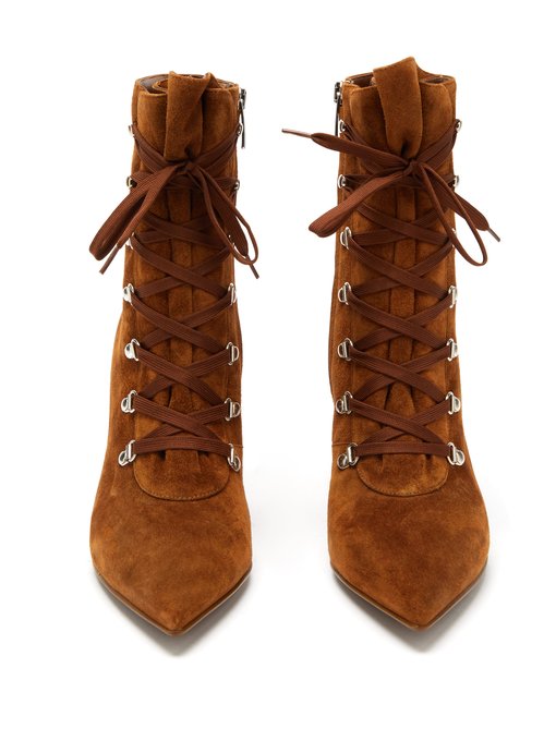 gianvito rossi lace up ankle boots