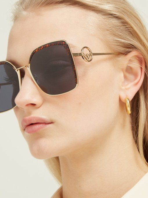 fendi signature f sunglasses