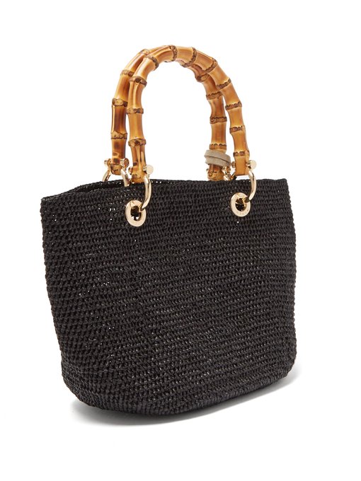 mini raffia bag