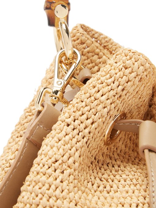 heidi klein raffia bag