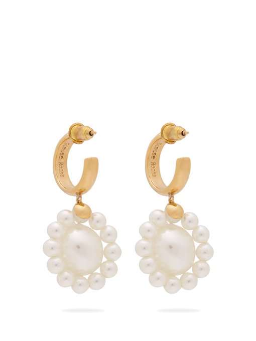 Daisy faux-pearl drop earrings | Simone Rocha | MATCHESFASHION JP