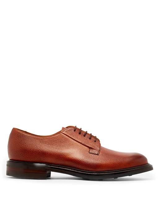 Deal grained-leather derby shoes 