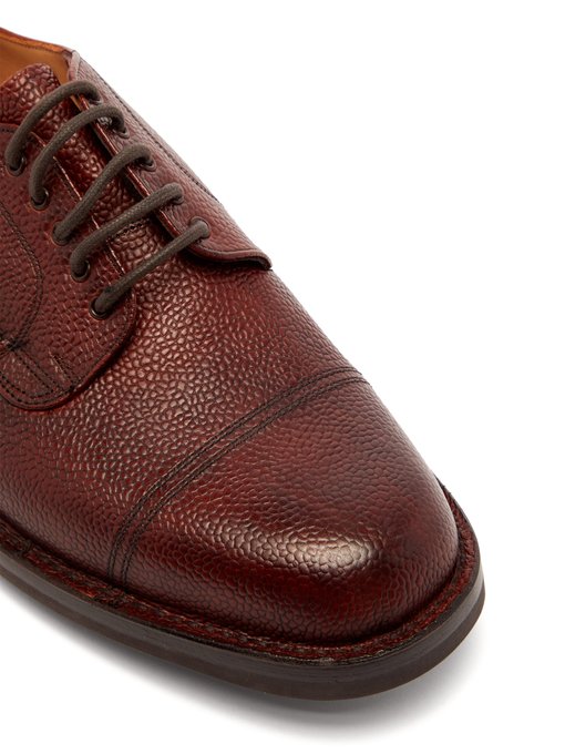 textured derby shoes