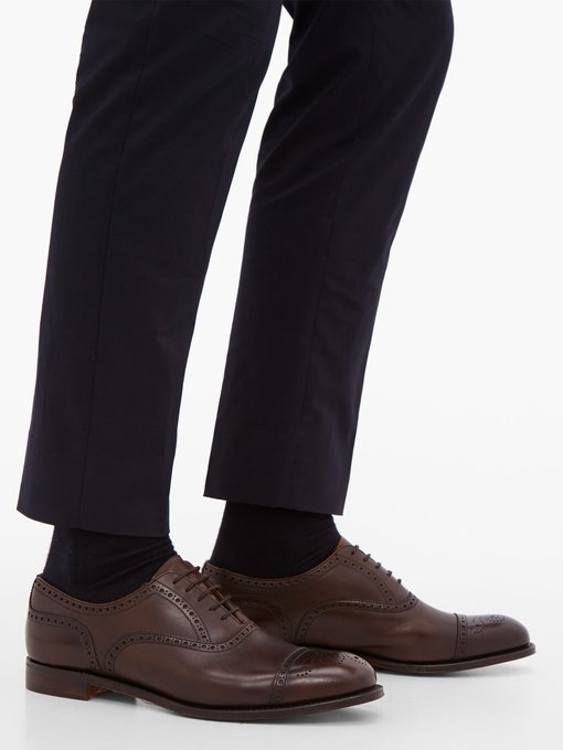 Wilfred leather semi-brogues | Cheaney 