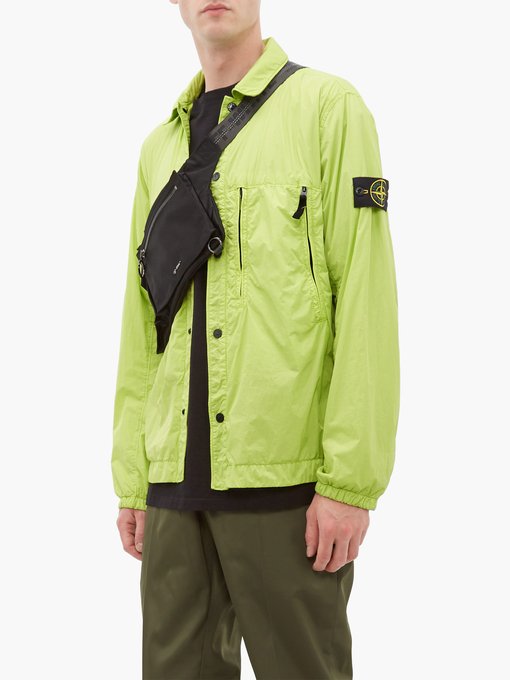 Stone Island Crinkle Overshirt Online Sale Up To 59 Off