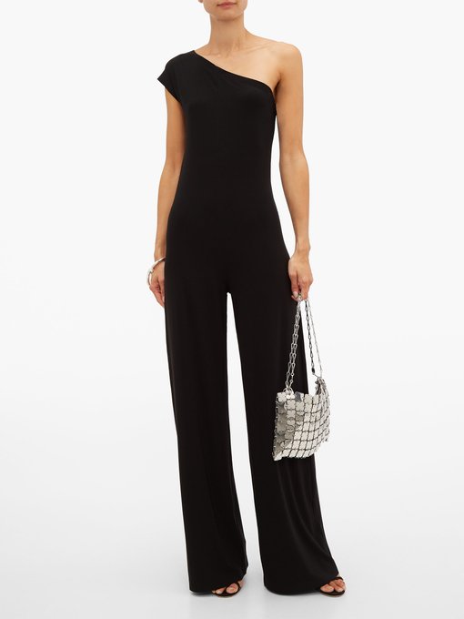 One-shoulder stretch-jersey jumpsuit | Norma Kamali | MATCHESFASHION UK