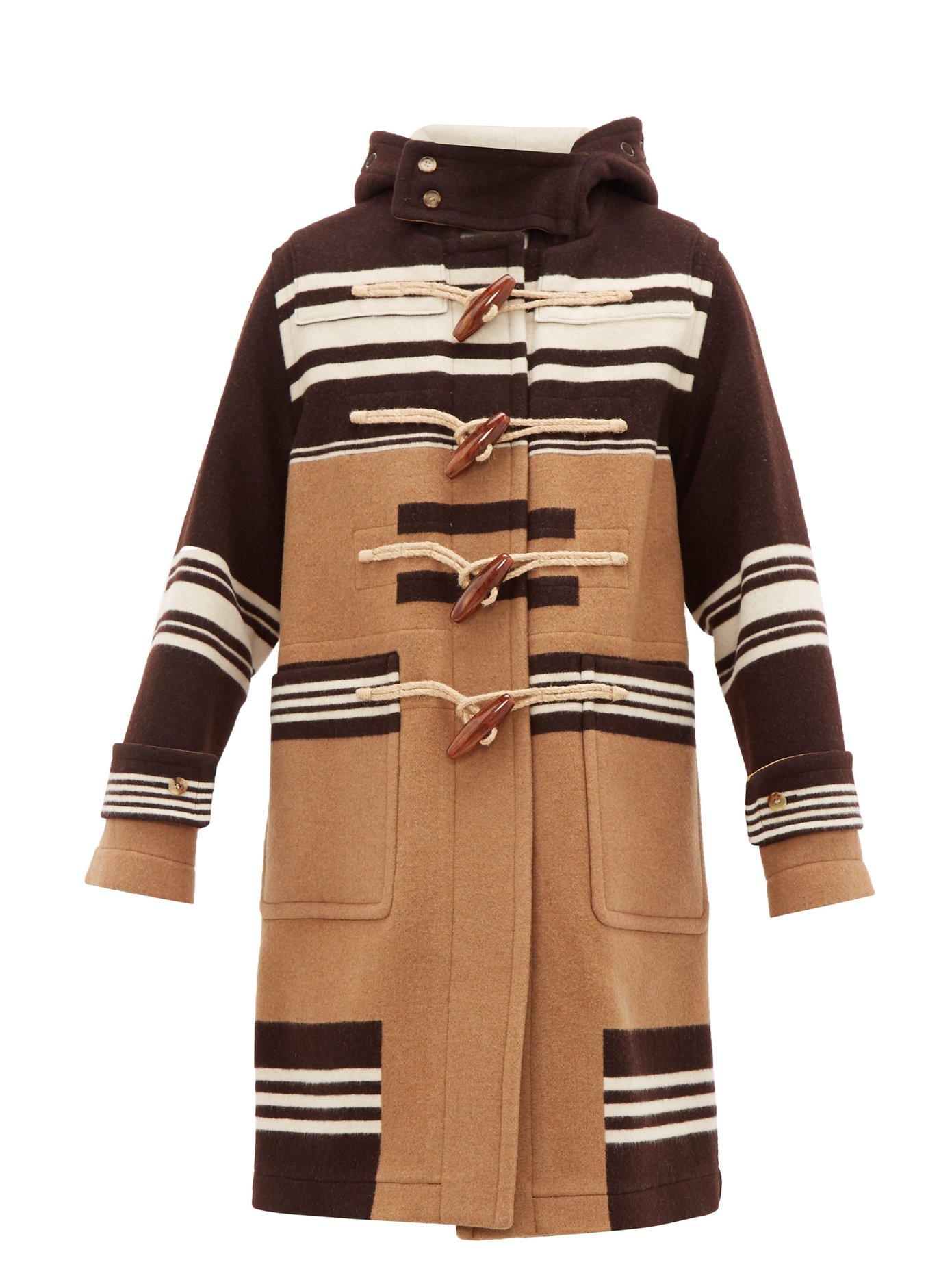 burberry straight fit duffle coat