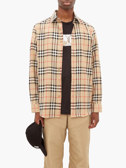 flannel burberry