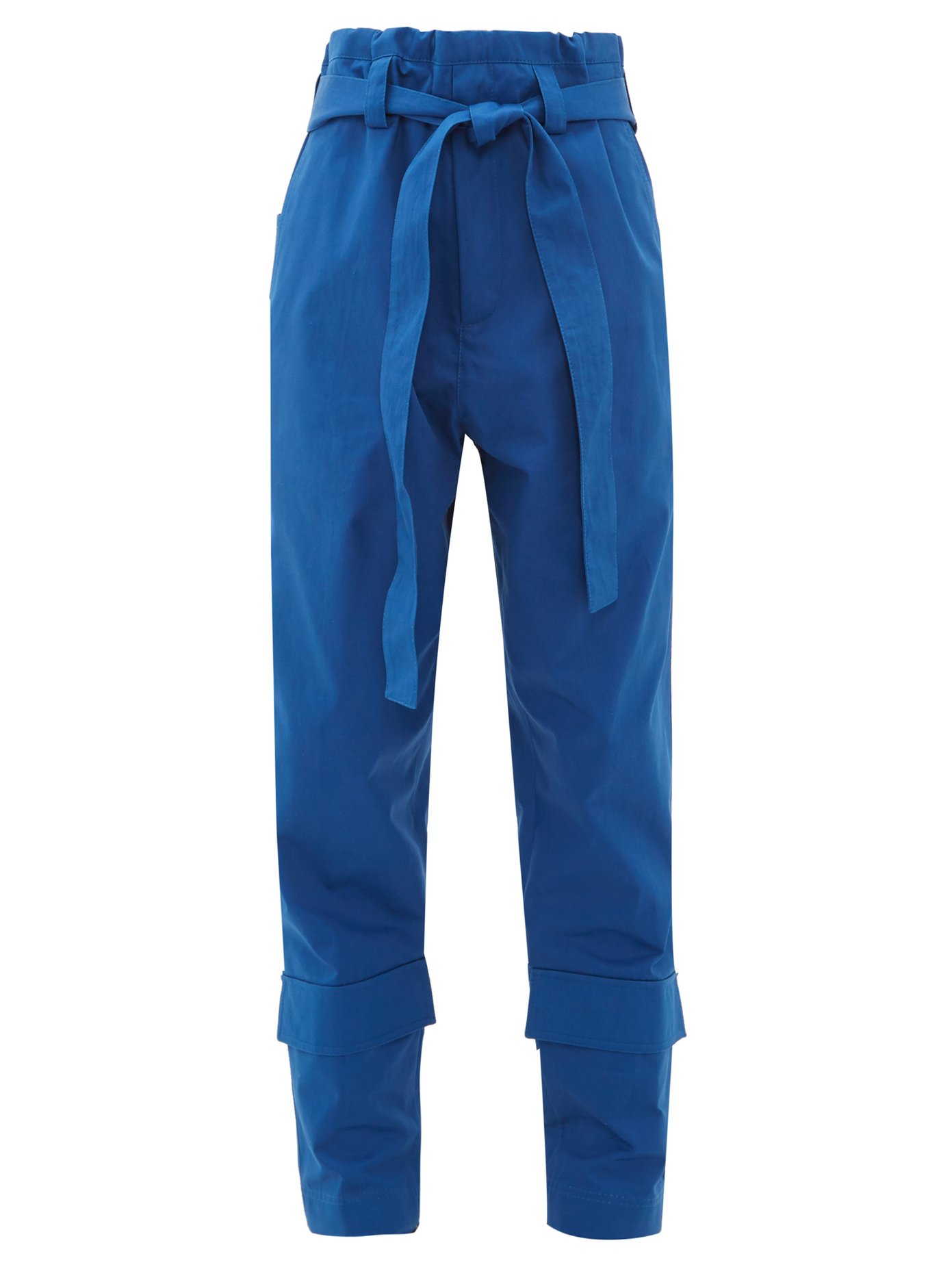 blue combat trousers