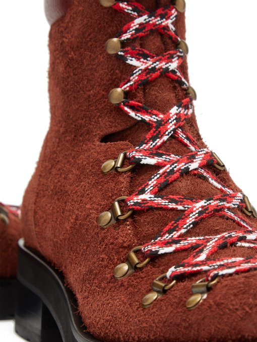 Roanoke suede lace-up boots | Rupert 