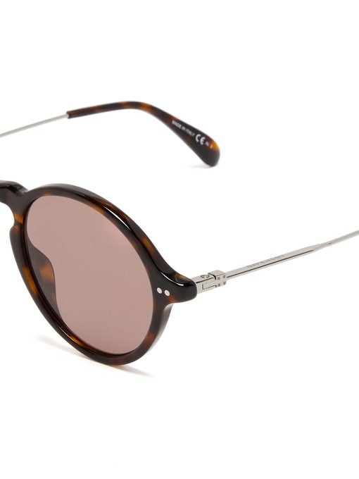 givenchy round acetate sunglasses
