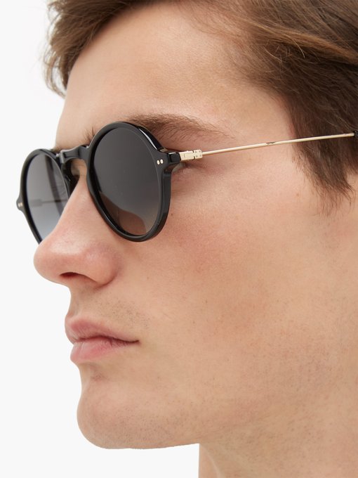 givenchy round acetate sunglasses