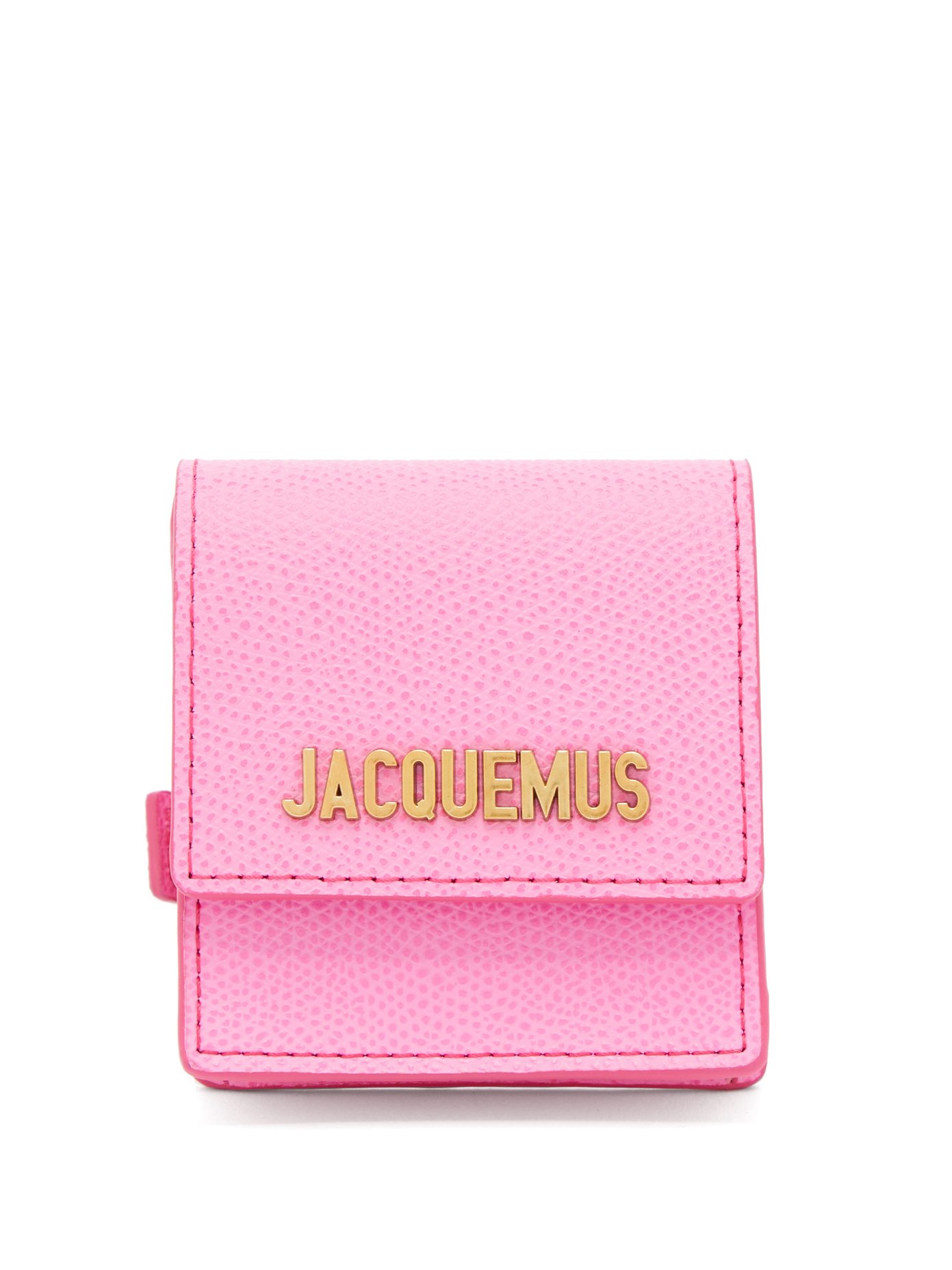 pink leather coin purse