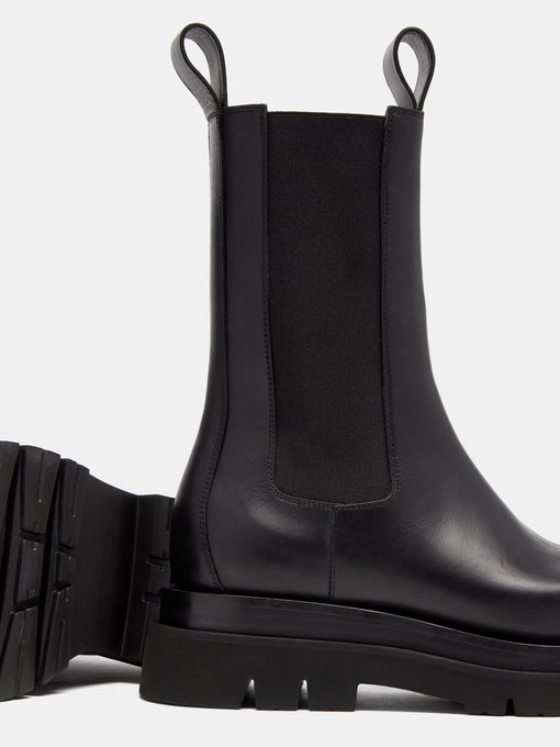 Tread-sole leather boots | Bottega Veneta | MATCHESFASHION US