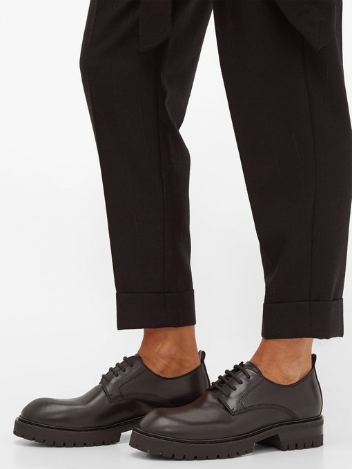 Lace-up leather derby shoes | Ann 