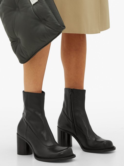 maison margiela leather boots