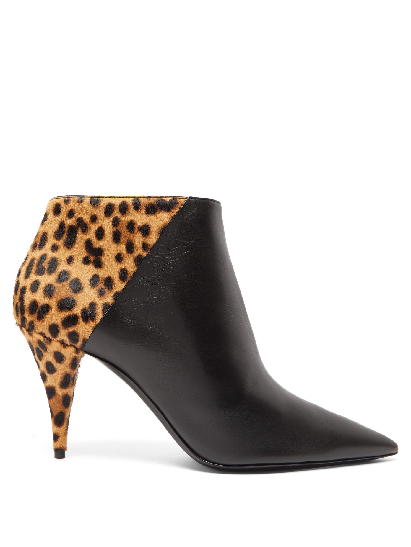 leopard ankle boots uk