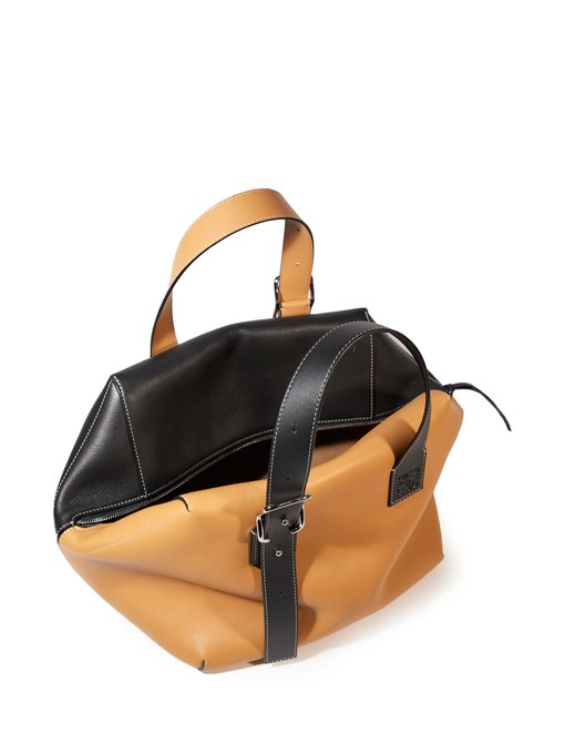 Cube large leather tote bag | Loewe 