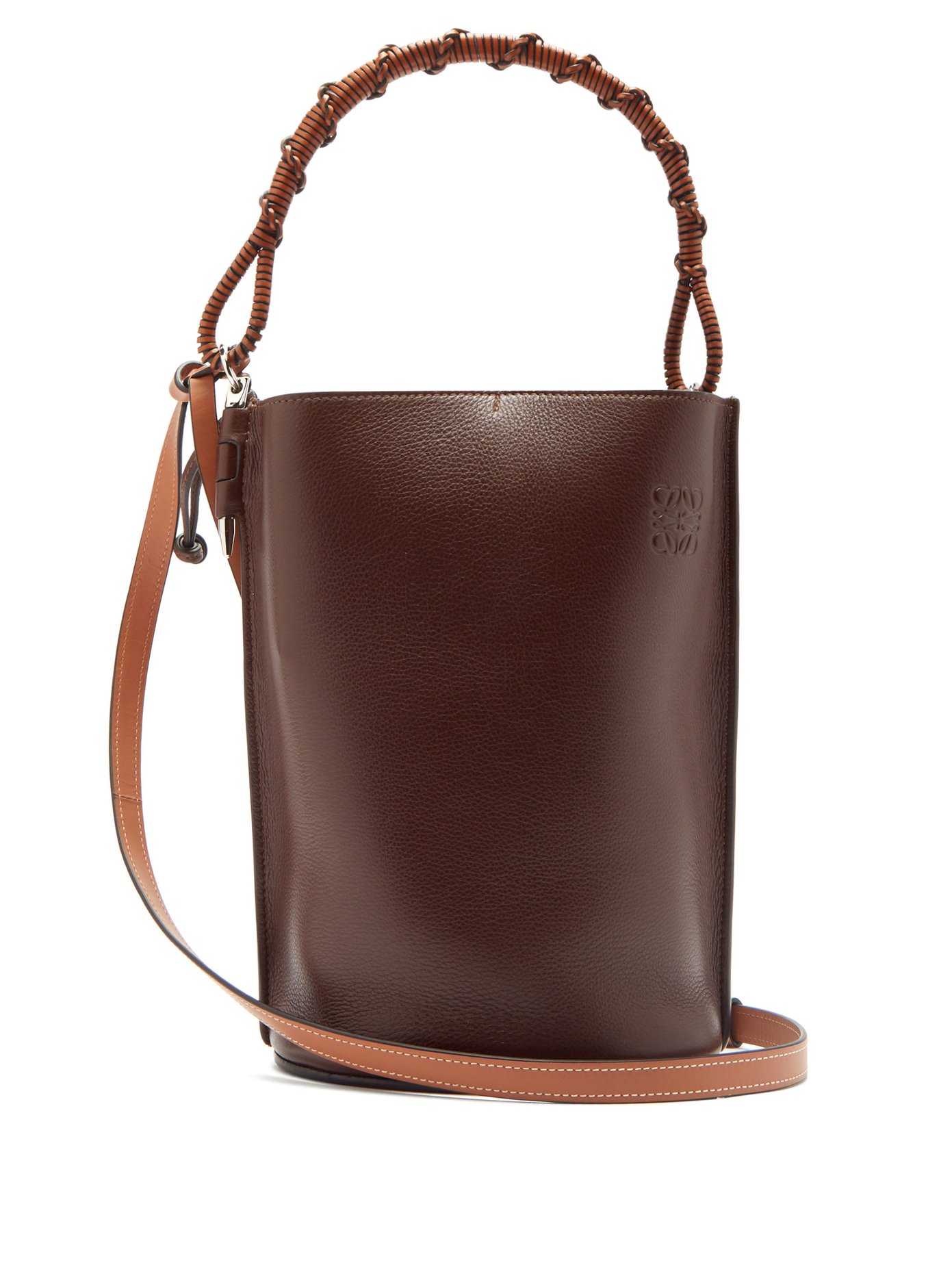 Gate grained-leather bucket bag | Loewe 
