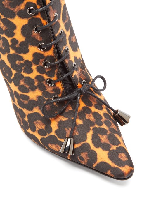 leopard shoe booties