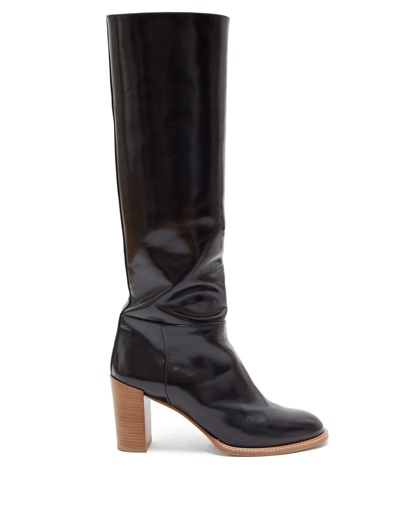 knee high leather boots uk