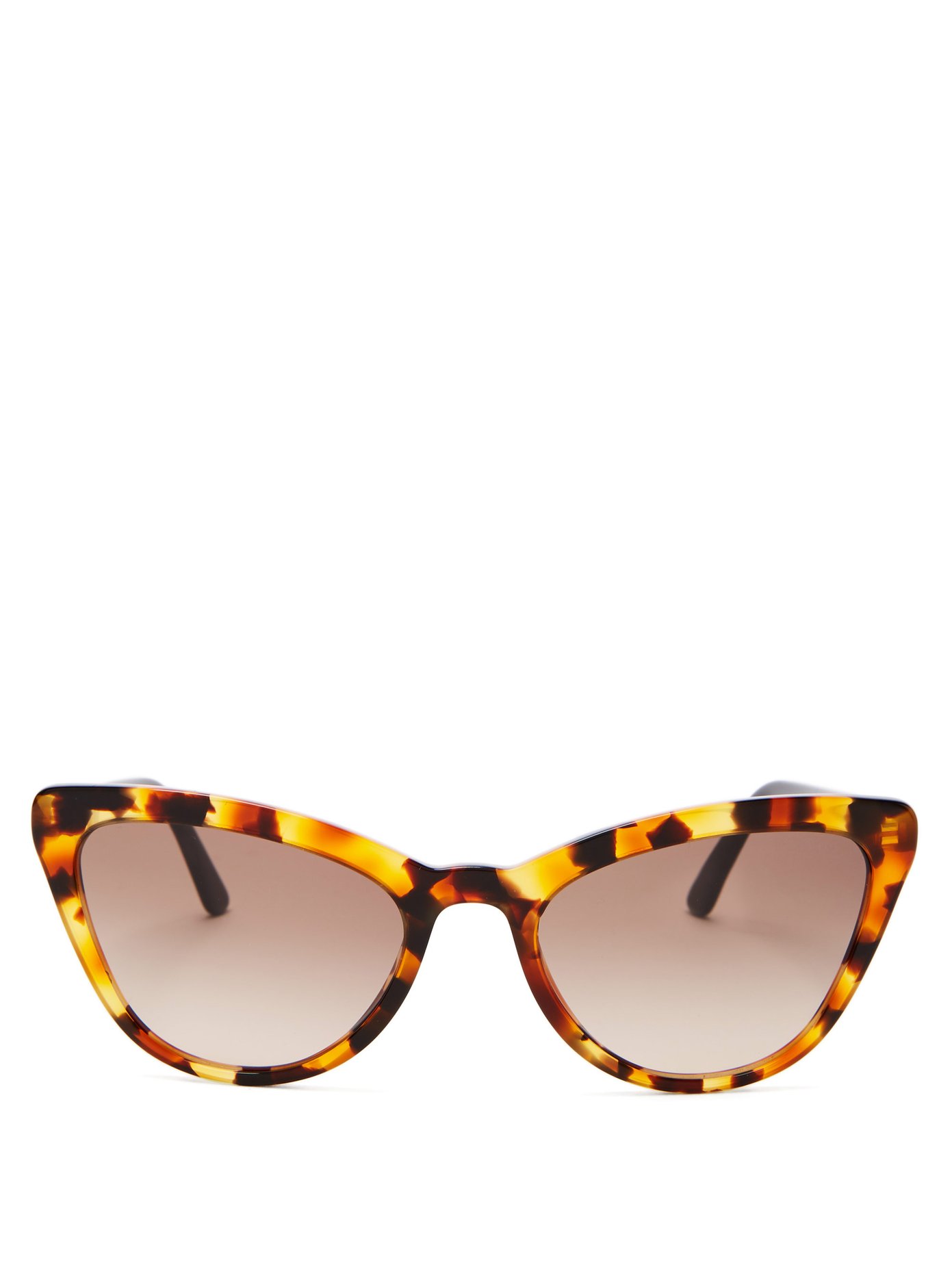 prada cat eye tortoiseshell sunglasses
