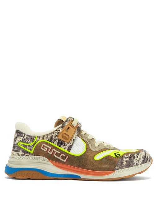 distressed gucci trainers