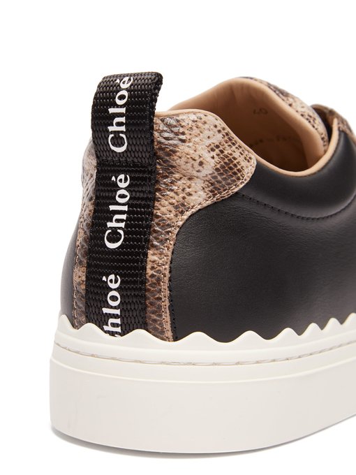 chloe snake sneakers