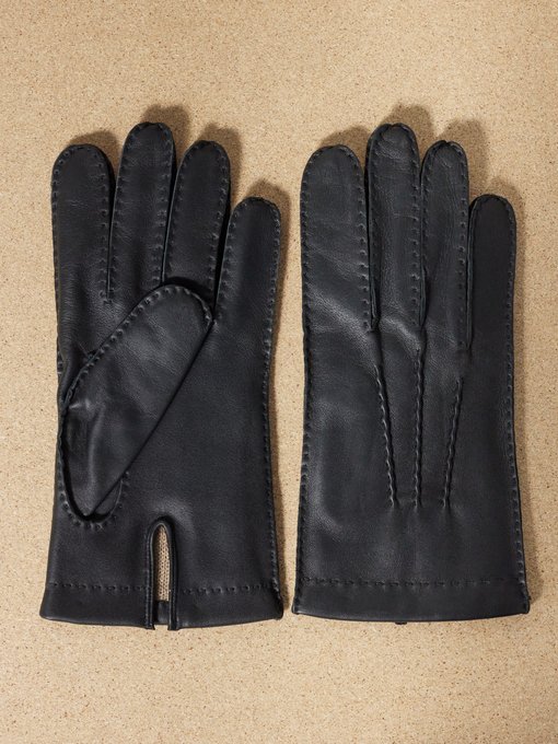 Dents Shaftesbury touchscreen leather gloves 