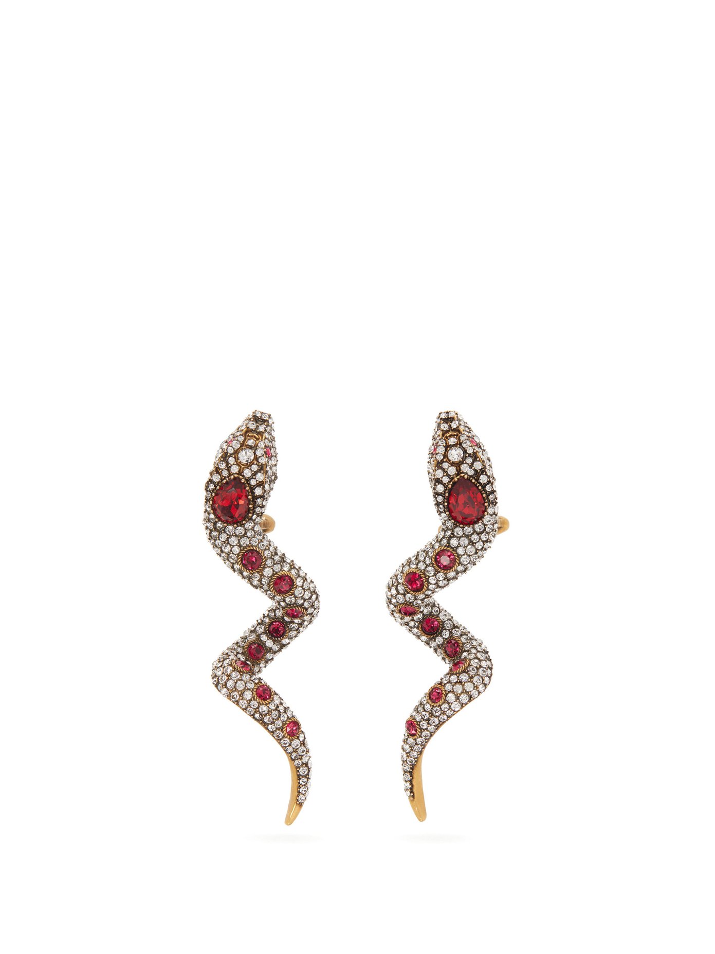 snake earrings gucci