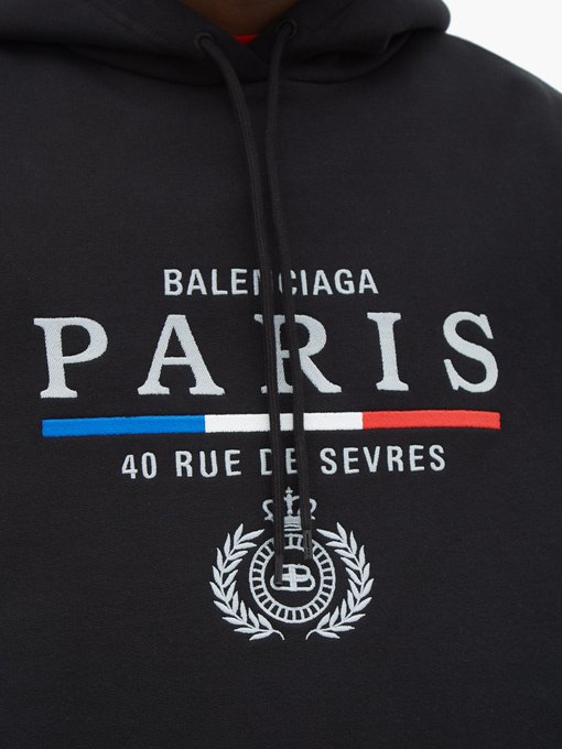 balenciaga crest hoodie