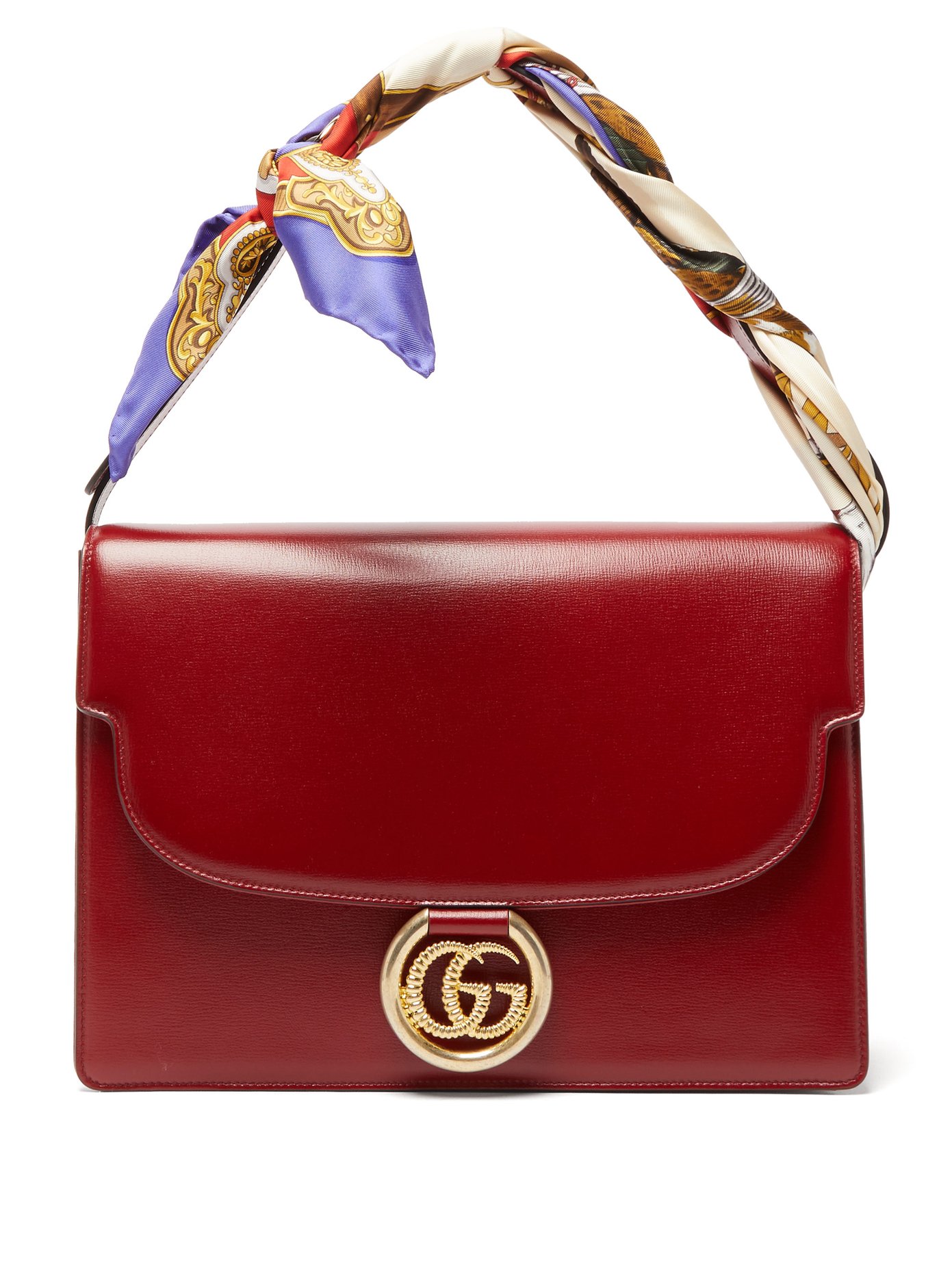 gucci red leather bag