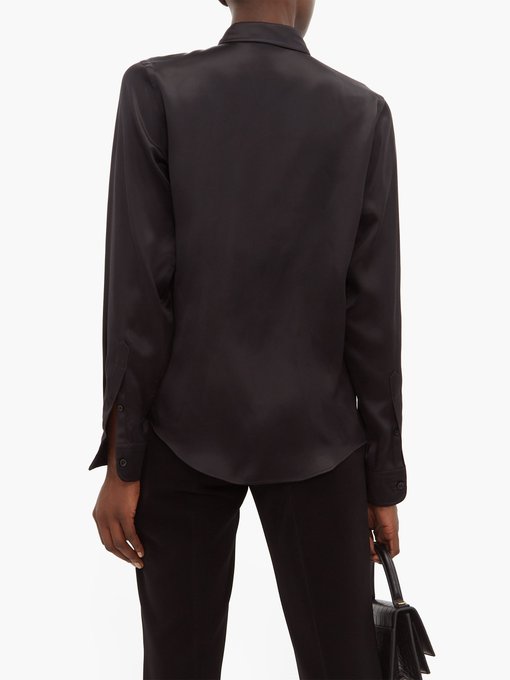 Silk-satin blouse | Balenciaga | MATCHESFASHION UK