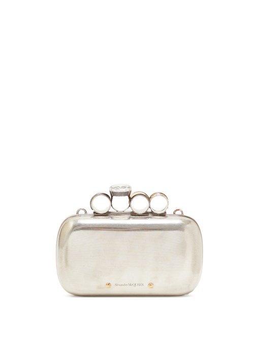 knuckle clutch bag