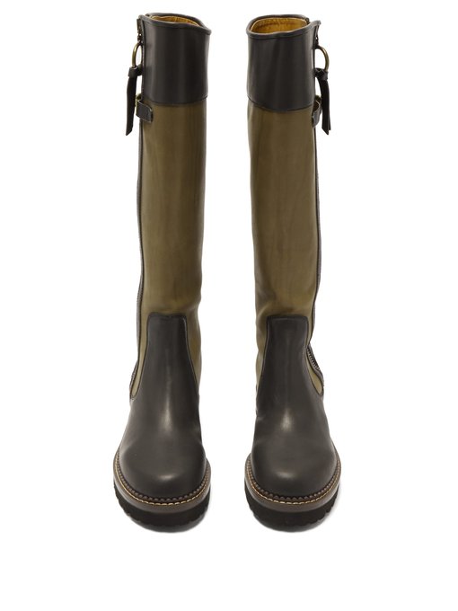 see by chloe knee high boots