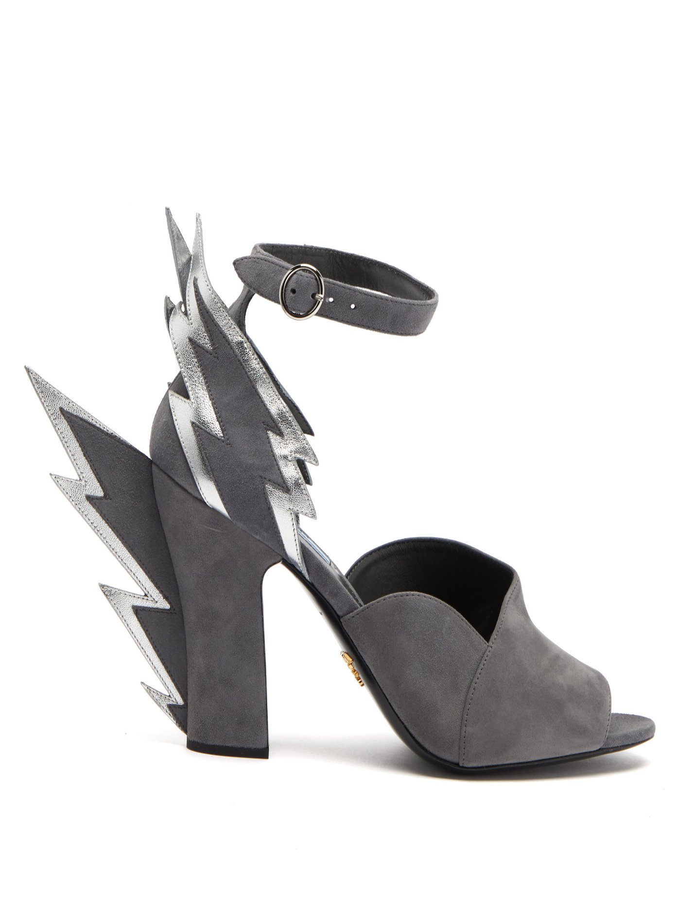 prada lightning bolt heels