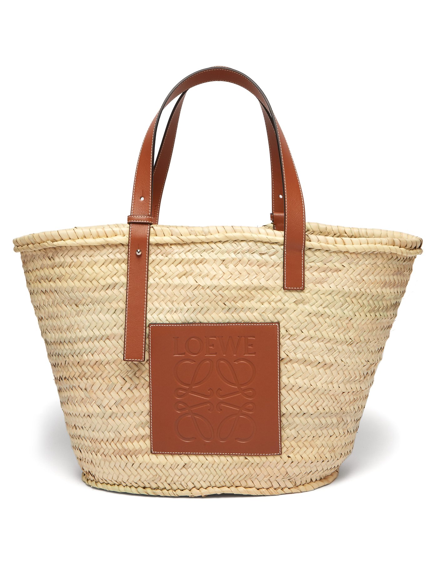 Large woven basket bag | Loewe 