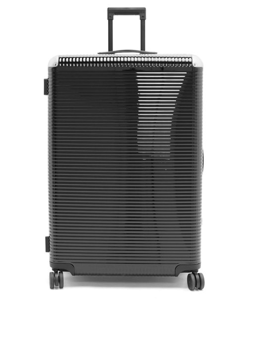 light grey suitcase